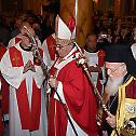 Васељенски Патријарх Вартоломеј у римокатоличкој катедрали Светог Духа у Цариграду