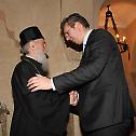 Prime Minister Vucic received by Patriarch Irinej