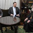 Prime Minister Vucic received by Patriarch Irinej