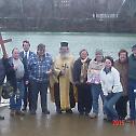 River blessing in Fairmont, West Virginia 