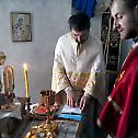 Литургија у манастиру Златеш