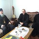 Владика Сергије и војни свештеници код епископа Атанасија