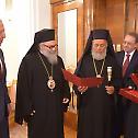Patriarch John X decorates Sergey Lavrov with the Order of Sts Peter and Paul