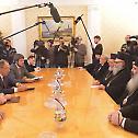 Patriarch John X decorates Sergey Lavrov with the Order of Sts Peter and Paul