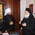 Metropolitan Hilarion visits Vatopedi Monastery and Russian Xilourgou Skete