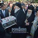 The Relics of Saint Barbara arrive in Greece