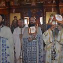 Литургија на празник светог Теодора Стратилата у Манастиру Острог