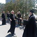 Serbian Patriarch Irinej and Metropolitan Sotirios of Canada