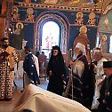 Patriarch Irinej at Saint Nicholas Cathedral in Hamilton