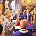 Патријарх српски Иринеј служио свету архијерејску Литургију у манастиру Преображења Господњег у Милтону