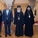 Аrmenian delegation visiting the  Serbian Patriarch