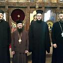 Грузијски епископ Сава посетио манастир Преображење у Милтону