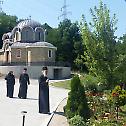 Patriarch Irinej visiting the Saint Christopher Monastery