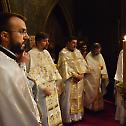 Patriarch Irinej of Serbia at Cathedral church in New York
