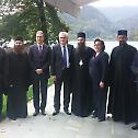 Митрополит Порфирије са председницима Србије и Словеније