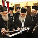 Metropolitan Barnabas of Neapolis-Stauropolis visits the Serbian Patriarchate