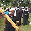 Tonsure of a Ugandan nun by the Patriarch of Alexandria