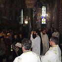 Владика Арсеније служио у цркви Светог Саве