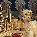 Патријарх служио у цркви Светог Александра Невског