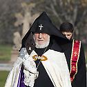 Holy Lance ‘Geghard’ Brought to the Mother Cathedral of Holy Etchmiadzin for the Feast of St. Thaddeus and St. Bartholomew