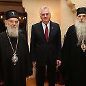 Serbian Patriarch receives President of the Republic of Serbia Mr. Tomislav Nikolic