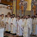 30th anniversary of episcopal and 25th anniversary of archpastoral ministry of Vladika Amfilohije celebrated liturgically at the Cathedral church in Podgorica