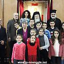 Children¨s choir from Abelin visits the Patriarchate of Jerusalem