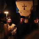 Vigil on Eve of the slava of the church of Saint Sava on Vracar