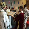 Епископ Андреј на парохијској слави у Лозани