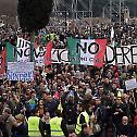 Стотине хиљада људи на протестима у Риму