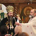 Епископ жички Јустин свештенослужио у Љигу