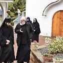 Bishop Maxim and Fr. Vasileios Thermos visit St. Herman Monastery and St. Xenia Skete 