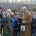 Принц Чарлс посетио Светоархангелски манастир у Ковиљу