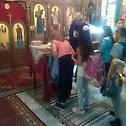Час веронауке у храму Светог архангела Гаврила у Опланићима