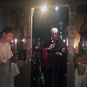 Епископ Јоаникије служио у манастиру Ђурђеви Ступови бденије са читањем 12 Јеванђеља о страдањима Христовим