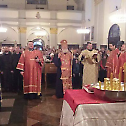 Света тајна јелеосвећења у Саборној цркви Светог Оца Николаја у Вршцу