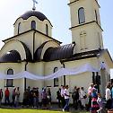 Освећење храма Светог Василија Острошког у Гребницама
