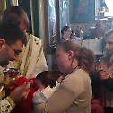Саборно крштење у храму Светог пророка Илије у Миријеву