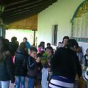 Деца цветачке парохије на светој Литургији