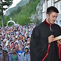 У манастиру Острогу одслужене литургије у Недјељу Свих Светих
