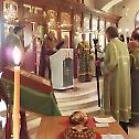 Литургија у руској цркви на Ташмајдану у част празника иконе „Достојно јест“