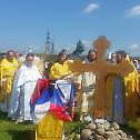 Освећен камен темељац храма св. кнеза Лазара Косовског и св. Николаја Романовог у Кингисепу   