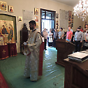На Духовски уторак епископ Арсеније предводио Литургију у цркви Свете Тројице