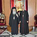 The Latin Patriarch in Jerusalem visits the Patriarchate