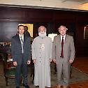 The consulus general of The U.S.A. and Russia visit the Patriarch of Alexandria