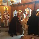 Patriarch Irinej officiated Liturgy in Milton