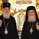 Patriarch Theophilos III of Jerusalem payed a visit to Belgrade