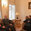 Metropolitan Hilarion meets with the Order of Malta Secretary-General for International Relations