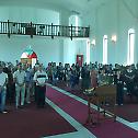 Прва посета епископа Силуана храму Светог Стефана у Кизбороу