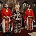 Patriarch celebrated in the church of Saint Gabriel the Archangel